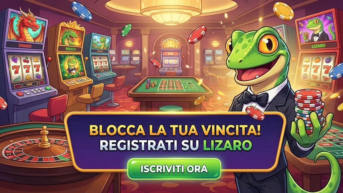Registrazione con bonus su Lizaro